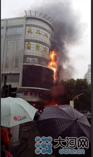 火災現場圖