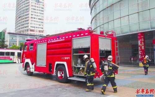 商場起火？消防演練！