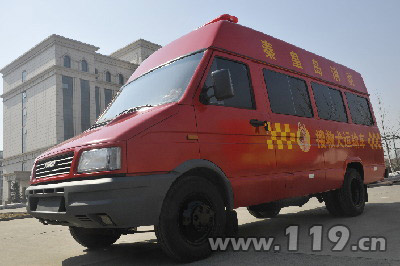 改裝后的搜救犬運(yùn)輸車(chē)
