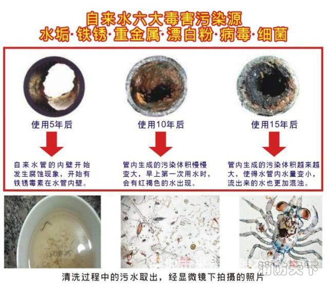 自來水管長期不清洗對健康造成怎樣的危害？